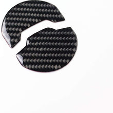 Ancher Carbon Fiber Mid Air Condition Vent Outlet Cover Trim Sticker Fit for Ford Mustang 2015 2016 2017