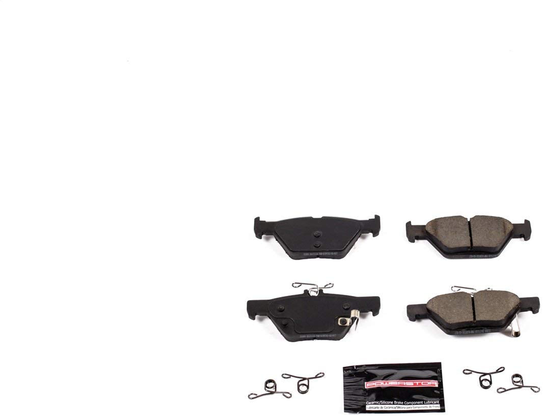 Power Stop Z23-1808, Z23 Evolution Sport Carbon-Fiber Ceramic Rear Brake Pads