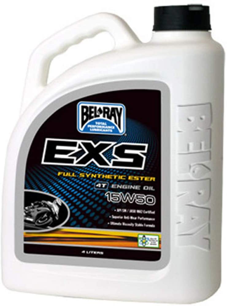 Bel-Ray EXS Synthetic Ester 15W50 4T Engine Oil 4 Liter 99162-B4LW