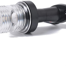 MHSZZAO 12V DC LED Fixed Mount All-Round Navigation Marine Boat Yacht Stern Anchor LED Navigation Light All Round 360°White Light