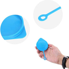 Ejoyous Car Windshield Washer Bottle Cap with Small Ring Cover with Exquisite Appearance for Accord Civic CRV CRX (Blue)