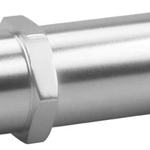 Tickas Heater Hose Fitting Water Pump,90 Degree Chrome Intake Manifold Fitting 5/8" Hose To 1/2"