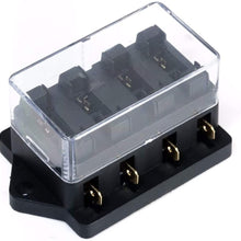 4 Way Fuse Box DC 12V 24V 40A Circuit Car Trailer Auto Blade Fuse Box Block Holder Fuse Holder For Car Auto Accessories