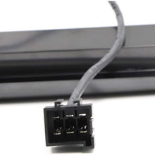 High Mount Dual Row LED 3rd Brake/Cargo Light Fit for 1994-2001 Dodge Ram (Black Housing Smoke Lens)