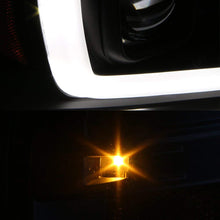 For 2004-2008 Ford F150 Full LED Daytime Running Lamp Bar Projector Headlights Black Housing Clear Lens Full Set