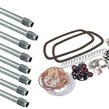 VW BUG, BEETLE, GHIA, BUS, TYPE 3 GASKET KIT AND PUSH ROD TUBE SET, FOR 1300-1600CC AIR-COOLED MOTOR