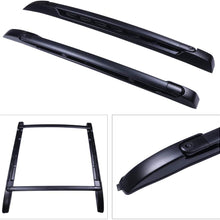 WHEELTECH Roof Rack Cross Bar Rail fit For Toyota Tacoma Double Cab 2005-2019 Cargo Racks Rooftop Cargo Luggage Baggage Black Crossbars