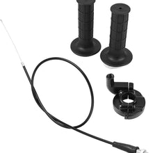 Throttle Cable, CR80/CR60 90cm/35.4in Aluminum Rubber Throttle Cable Set for XR50 CRF50F XR70 CRF70 90cm