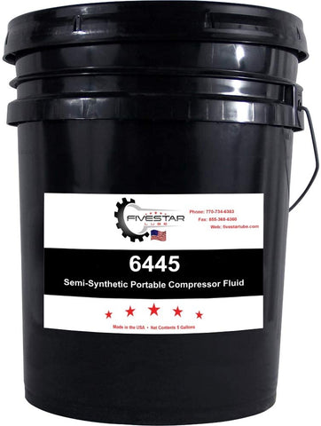 SEMI-SYNTHETIC PORTABLE COMPRESSOR FLUID 5 GALLONS