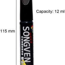Waterproof Scratch Repair pen Removing Clear Pen for Cars Trucks Motorcycles Boats Scratch Remover Applicator Practical Tool (black)