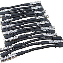 Premium Spark Plug Wire Set 16pcs for 1998-2008 Mercedes 09850 1131500019 OEM Fit PWJ180