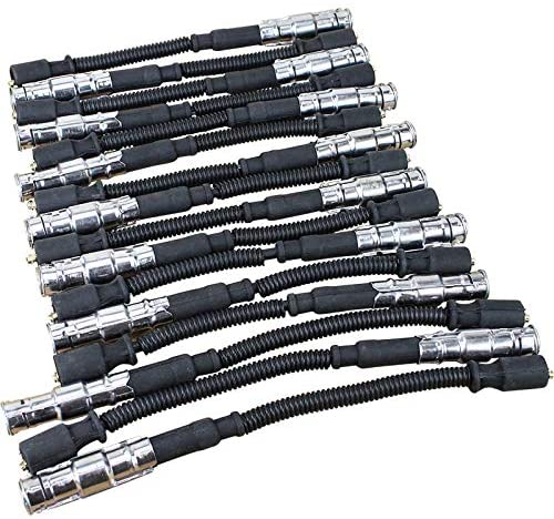 Premium Spark Plug Wire Set 16pcs for 1998-2008 Mercedes 09850 1131500019 OEM Fit PWJ180