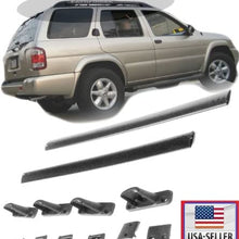 Brand EAX Compatible with 2005 2006 2007 2008 2009 2010 2011 2012 Nissan Pathfinder Replacement for Black Roof Top Rack Rail Cross Bar Set Bolt On Luggage Carrier 2PCS OEM Factory Style 05 06 07 08 0