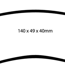 EBC Brakes DP61673 6000 Series Greenstuff Truck and SUV Brake Pad
