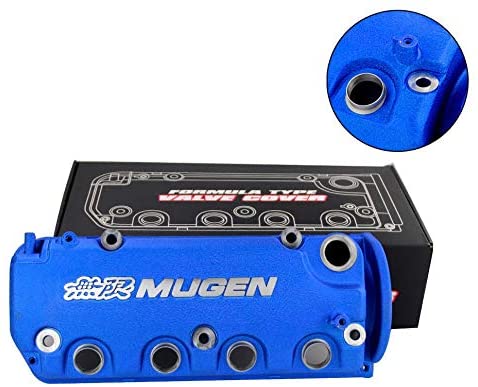 BLUE MUGEN Racing Rocker Engine Valve Cover For Civic D16Y8 D16Y7 VTEC SOHC