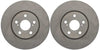 AutoShack R41507PR Front Brake Rotor Pair 2 Pieces Fits Driver and Passenger Side