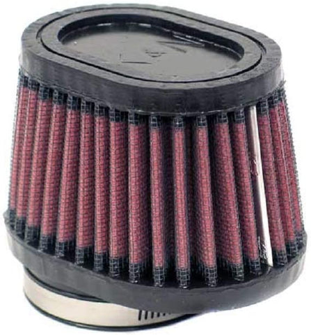 K&N Universal Clamp-On Air Filter: High Performance, Premium, Replacement Engine Filter: Flange Diameter: 2.125 In, Filter Height: 2.75 In, Flange Length: 0.625 In, Shape: Oval Straight, RU-3000