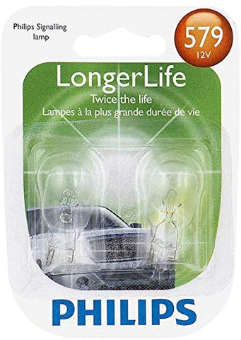 Philips 579 LongerLife Miniature Bulb, 2 Pack