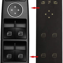 Replacement Window Switch & Steering Wheel Button Stickers For W204 Mercedes
