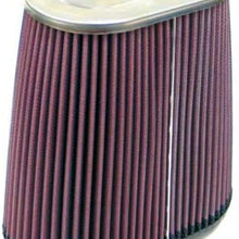 K&N Universal Clamp-On Filter: High Performance, Premium, Washable, Replacement Engine Filter: Flange Diameter: 3.125 In, Filter Height: 9 In, Flange Length: 0.625 In, Shape: Oval Straight, RC-5145