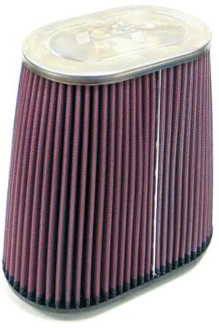 K&N Universal Clamp-On Filter: High Performance, Premium, Washable, Replacement Engine Filter: Flange Diameter: 3.125 In, Filter Height: 9 In, Flange Length: 0.625 In, Shape: Oval Straight, RC-5145