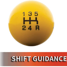 Speed Dawg M509JP-FBK-5RDR Jeep Logo 5 Speed Reverse Lower Right Shift Knob with Inlaid Shift Pattern, Yellow with Black