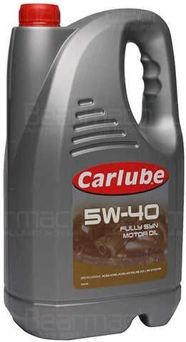 Carlube - 5w40 Fully Synthetic Engine Oil 5L Part# BA4719