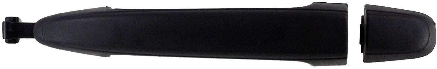 Eynpire 8025 Exterior Outside Outer Smooth Black Rear Sliding Door Handle for 2004 - 2010 Toyota Sienna - Left = Right - without Keyhole