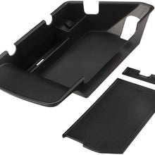 Salusy Dodge Challenger Accessories Center Console Organizer Tray Armrest Secondary Storage Box Compatible for 2015 2016 2017 2018 2019 Dodge Challenger