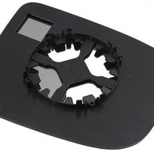 Drivers Side View Mirror Glass & Base Compatible with 15-17 Murano 14-18 Rogue 17-18 Pathfinder 963664BA0A
