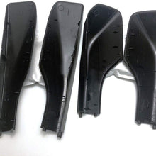 ITrims for Toyota RAV4 XA20 2001-2005 Black Car Roof Rack Rail End Cover Shell Cap Replacement 4PCS