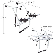 Apex BC-TL-521 Rear-Mounted Bike Rack, Fits 2 Bikes