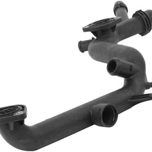 TOPAZ 06E121045E Coolant Radiator Cylinder Head Water Pipe Hose Assembly for Audi A4 A6