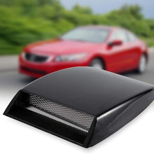 Hood Scoop, Universal Cowl Decorative Air Flow Intake Roof Bonnet Sticker Cover Hood Vents Scoops For Cars (Silver)