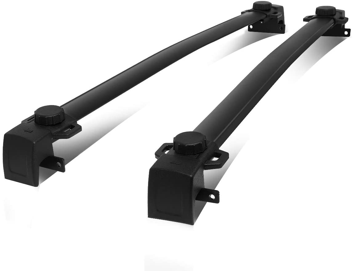 Pair OE Style Aluminum Roof Rack Rail Cross Bars Cargo Carrier Replacement for Jeep Compass 17-19