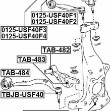 FEBEST TAB-546 Front Upper Arm Bushing