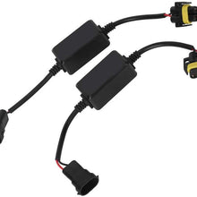 Acouto H8/H9/H11 LED Headlight Decoder Flash Error Eliminator Cancel DC 12V-14V
