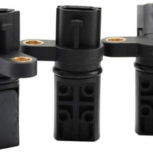 3Pcs Camshaft Crankshaft Position CPS Sensor Kit 23731-AL60A 23731-AL61A 23731-6J90B Fits Infiniti 350Z Altima Frontier Maxima Murano NV1500 NV2500 Pathfinder Quest Xterra 3.5L 4.0L