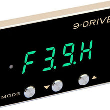July King 9-Drive Electronic Throttle Controller for Seat and Skoda (old) Series, Comfort Sports Racing, 5mm Thickness 4-digit Display