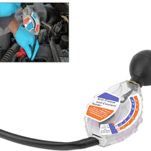 KIMISS Dial Type Coolant Tester, Rapid-test Anti-freeze Densitometer Coolant Tester Automotive Antifreeze Tester for Ethylene Glycol Coolant