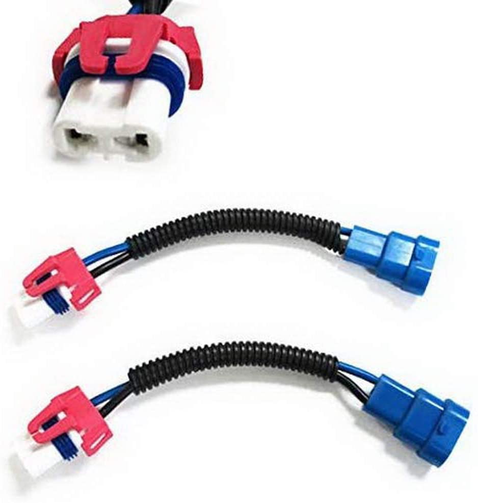 iJDMTOY 9005 9145 HB3 H10 Heavy Duty Ceramic Wiring Harness Sockets Compatible With Headlights or Fog Lights