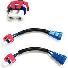 iJDMTOY 9005 9145 HB3 H10 Heavy Duty Ceramic Wiring Harness Sockets Compatible With Headlights or Fog Lights