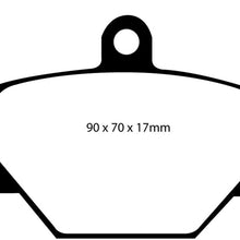 EBC Brakes DP21287 Greenstuff 2000 Series Sport Brake Pad