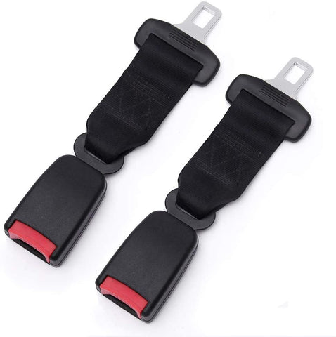 2 Pack 8'' Car Seat Belt Extender Car Buckles for Belt Extension