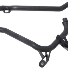 FLAMEER Set of 2 Water Pipes+Seals Coolant Hose to Engine Block&Heater Inlet for BMW