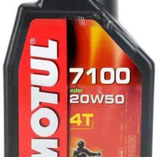 Motul 7100 4T Synthetic Ester Motor Oil - 20W50 - 1L. 836411 / 101378