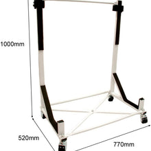 Hardtop Stand Storage Cart with Securing Strap and Extra-large Generic Dust Cover compatible with the Ford Thunderbird Hard Top