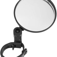 X AUTOHAUX 1 Pair Universal Adjustable Rotatable Rearview Mirror for Bicycle Mountain Road Bike Cycling Black