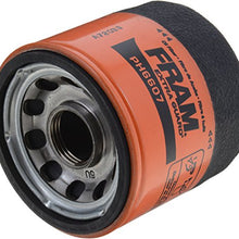 FRAM Extra Guard PH6607, 10K Mile Change Interval Spin-On Oil Filter, black