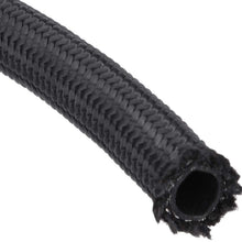 Fuel Transfer Hose, 12FT/360cm AN10 Fitting Stainless Steel Nylon Oil Fuel Hose Line with End